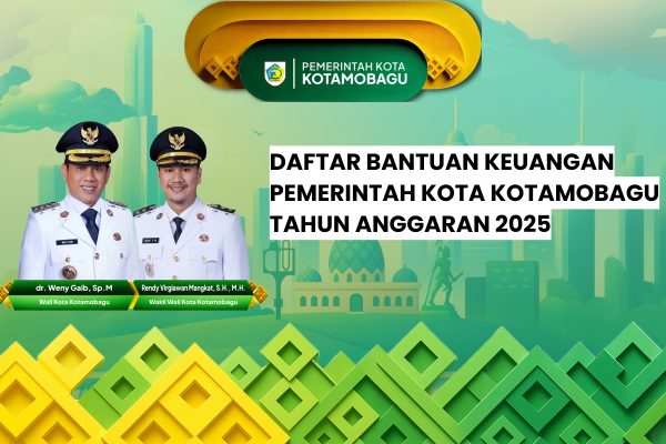 DAFTAR BANTUAN KEUANGAN PEMERINTAH KOTA KOTAMOBAGU TAHUN ANGGARAN 2025