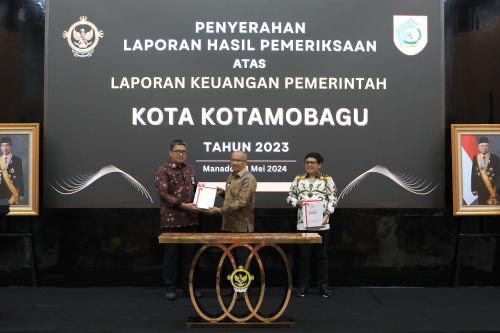 Pemerintah Kota Kotamobagu Raih Opini WTP ke-11 Kali Berturut-turut dari BPK Perwakilan Sulut