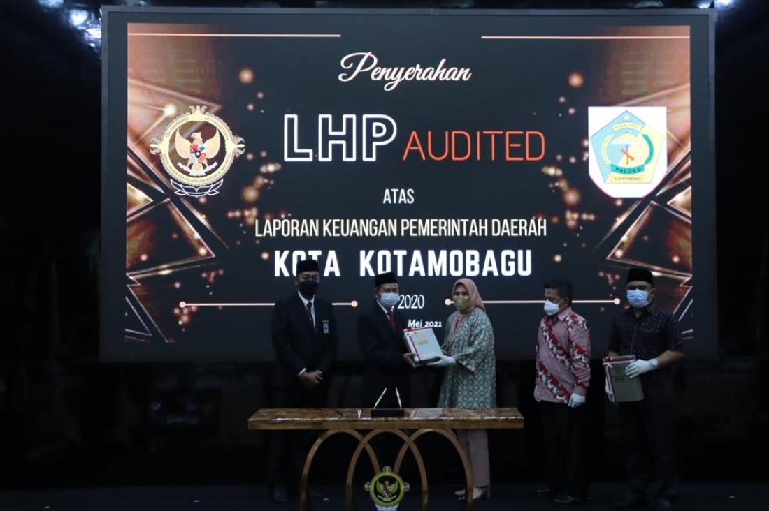 Pemerintah Kota Kotamobagu Raih Opini WTP ke-8 Secara Berturut.